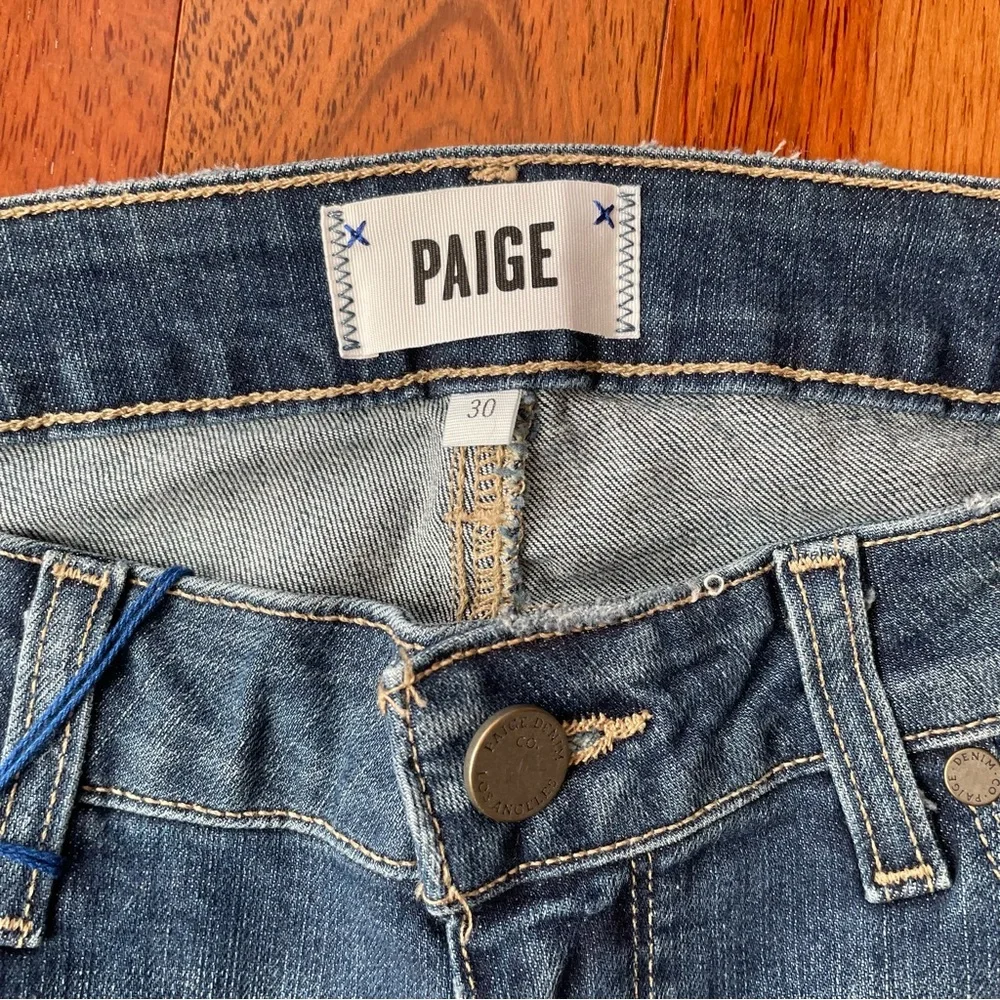 PAIGE Women's Blue Jeans - Picture 3 of 6